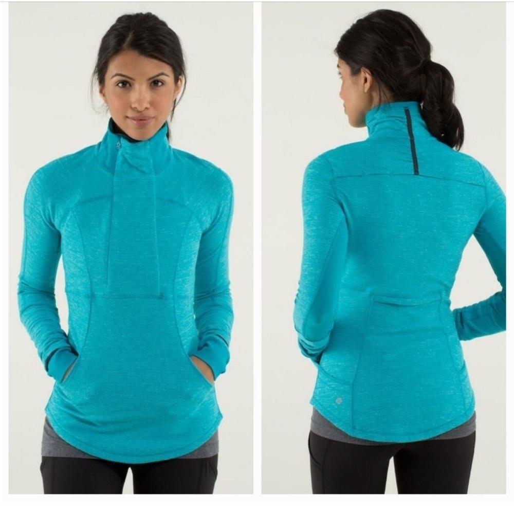 Lululemon running  base pullover as is -labels is missing.